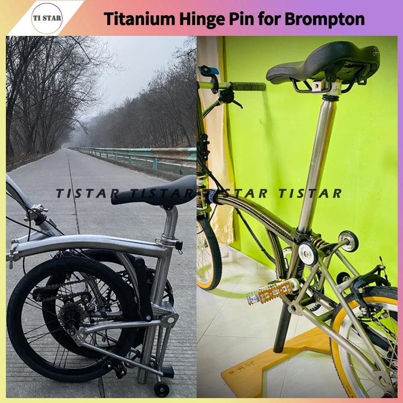 Connecteurs de broche et de Pivot de charnière en titane pour vélo Brompton, cadre principal, access