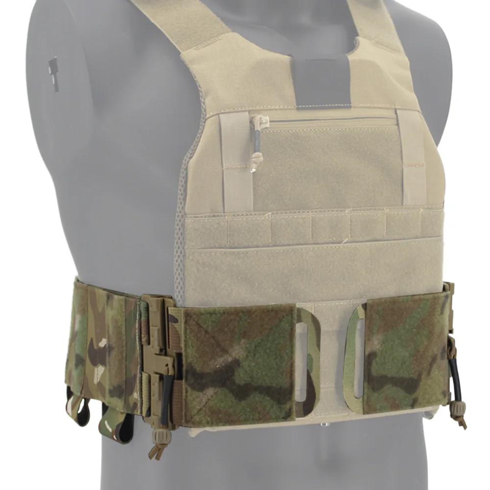 VULPO tactique FCSK gilet dégagement rapide plaque de couverture transporteur élastique Cummerbund t