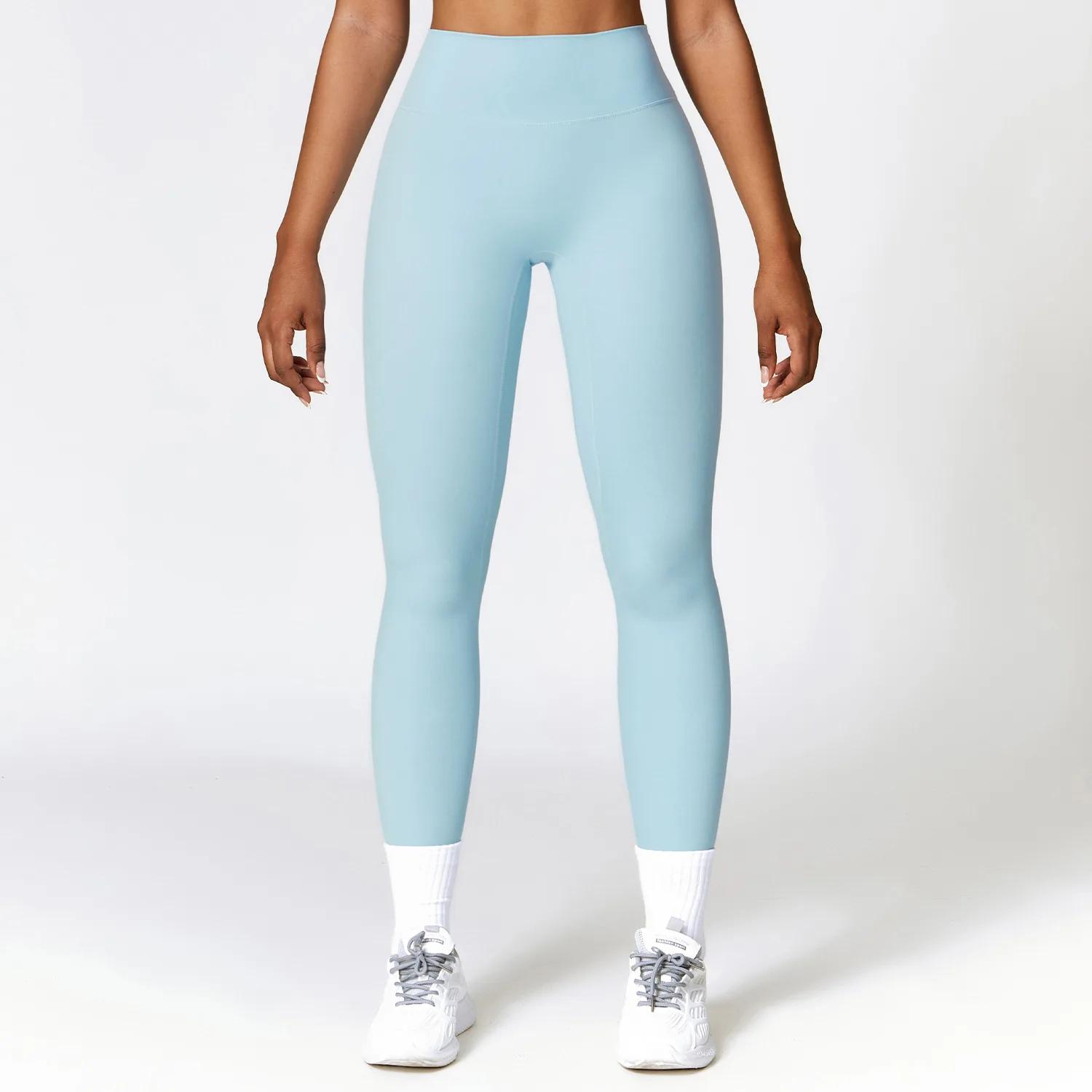 Collants Fitness Femmes Taille Haute Push Up - Leggings Sport Sans Couture Yoga Course Athlétique