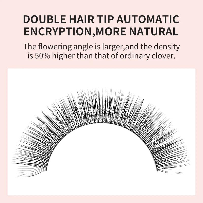NATUHANA nouvelle Extension de cils en forme de 3DW 3D Volume préfabriqué cils en éventail W Style c