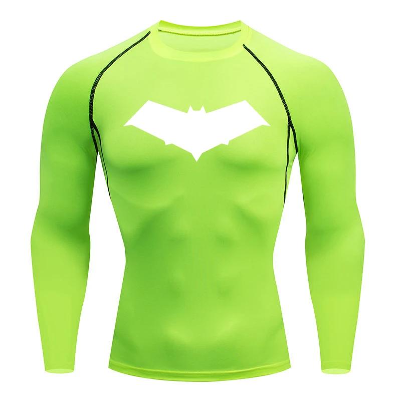 T-shirt de compression à séchage rapide pour homme, haut de sport, de course, de fitness, de muscula