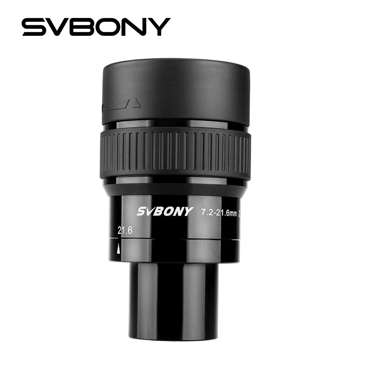 SVBONY-Télescope 1.25 Zoom, Oculaire SIM, 7.2-21.6mm, 9-27mm, Super Grand Angle, Entièrement Multico