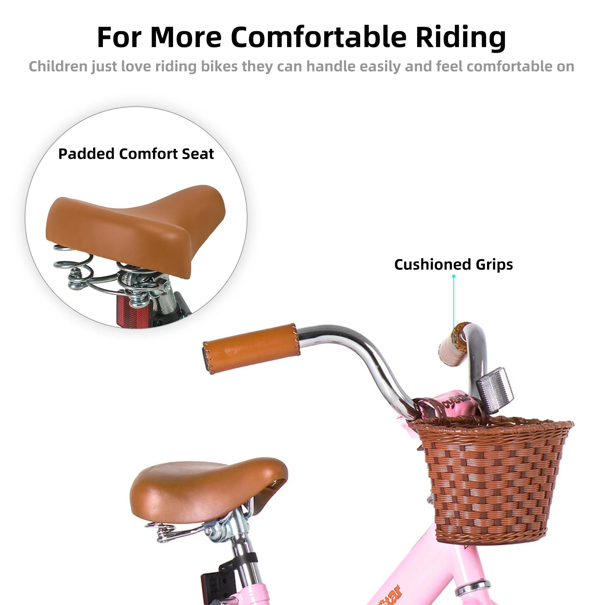 US warehouse-Vélo pour enfants de 12 14 16 pouces, bicyclette pour garçons et filles de 3 à 9 ans, p