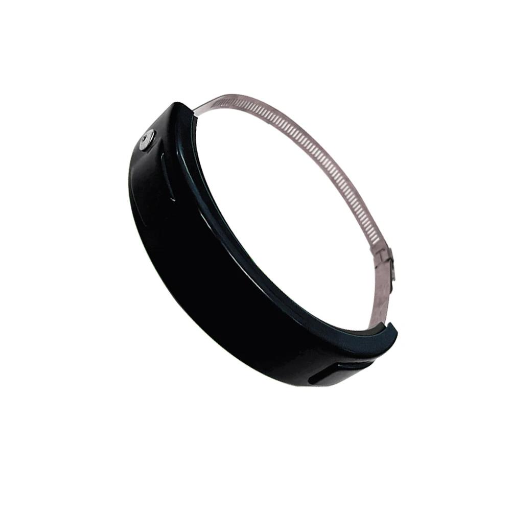 Bague de Protection d'échappement ronde universelle, pièces de moto 100-160mm, anneau de décoration