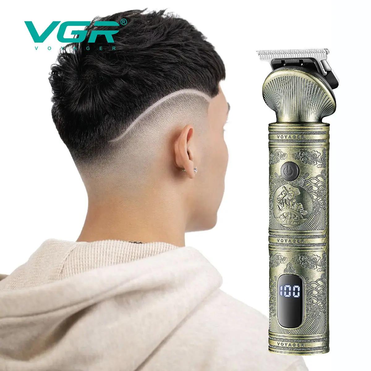 VgazHair Tondeuse Électrique Tondeuse À Cheveux Professionnel Barbier Sans Fil Machine De Coupe De C