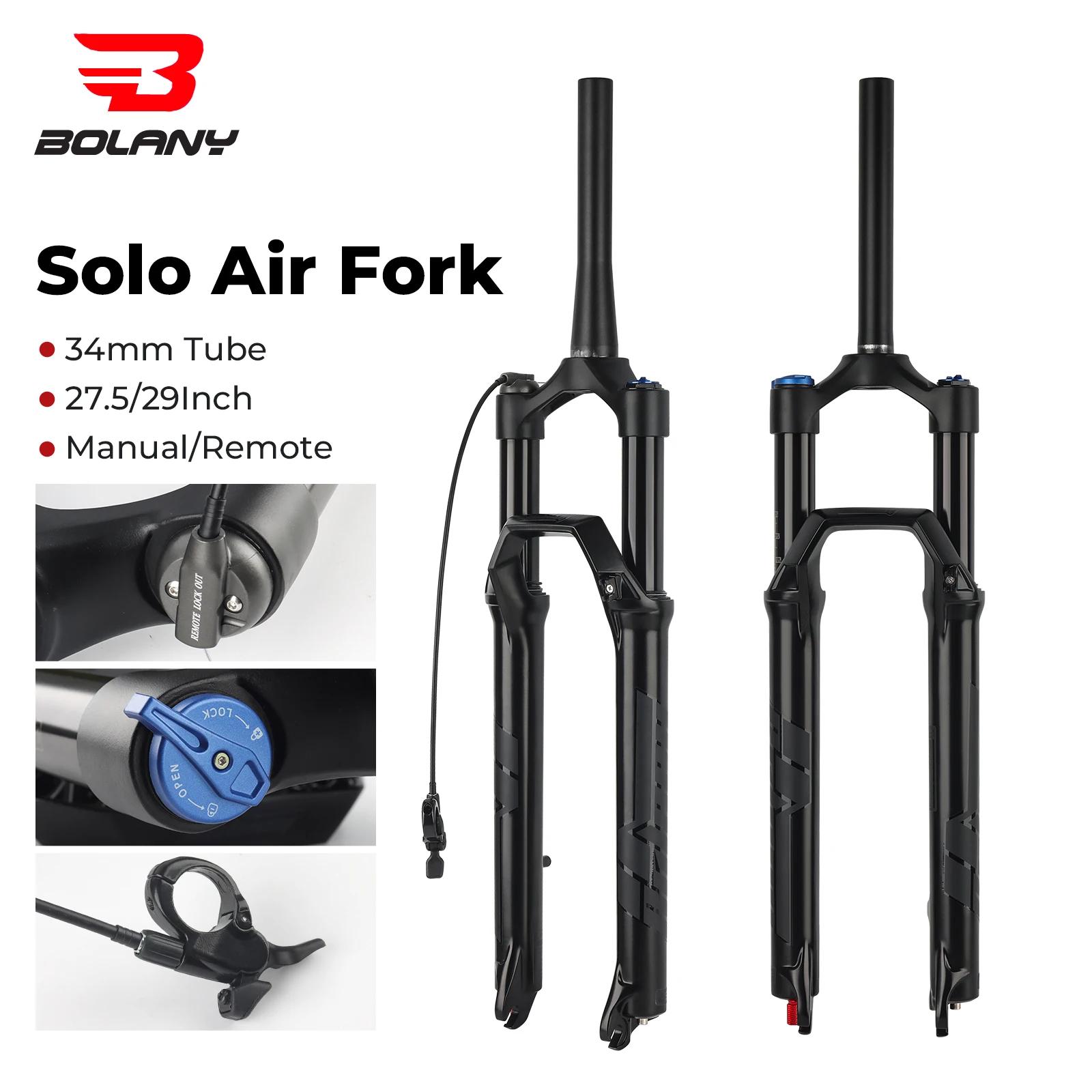 BOLANY 27.5 29er fourche à Air de Suspension de vélo 9x100mm QR vtt fourche de choc avant de vélo re
