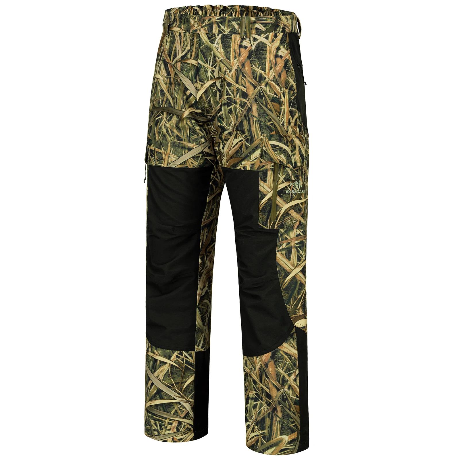 BASSDASH – pantalon de chasse pour hommes, imperméable, imprimé, respirant, Ripstop, camouflage, pêc