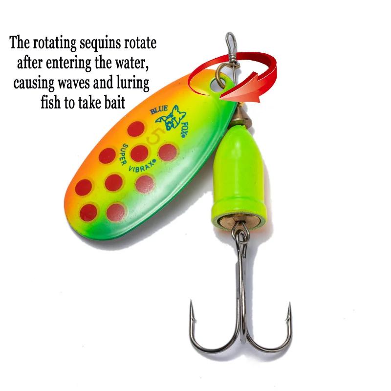 Nouveau leurre de pêche en métal FT 1 # -6 # 5g 6g 8g 10g 16g 19g Spinner appât haute qualité appâ