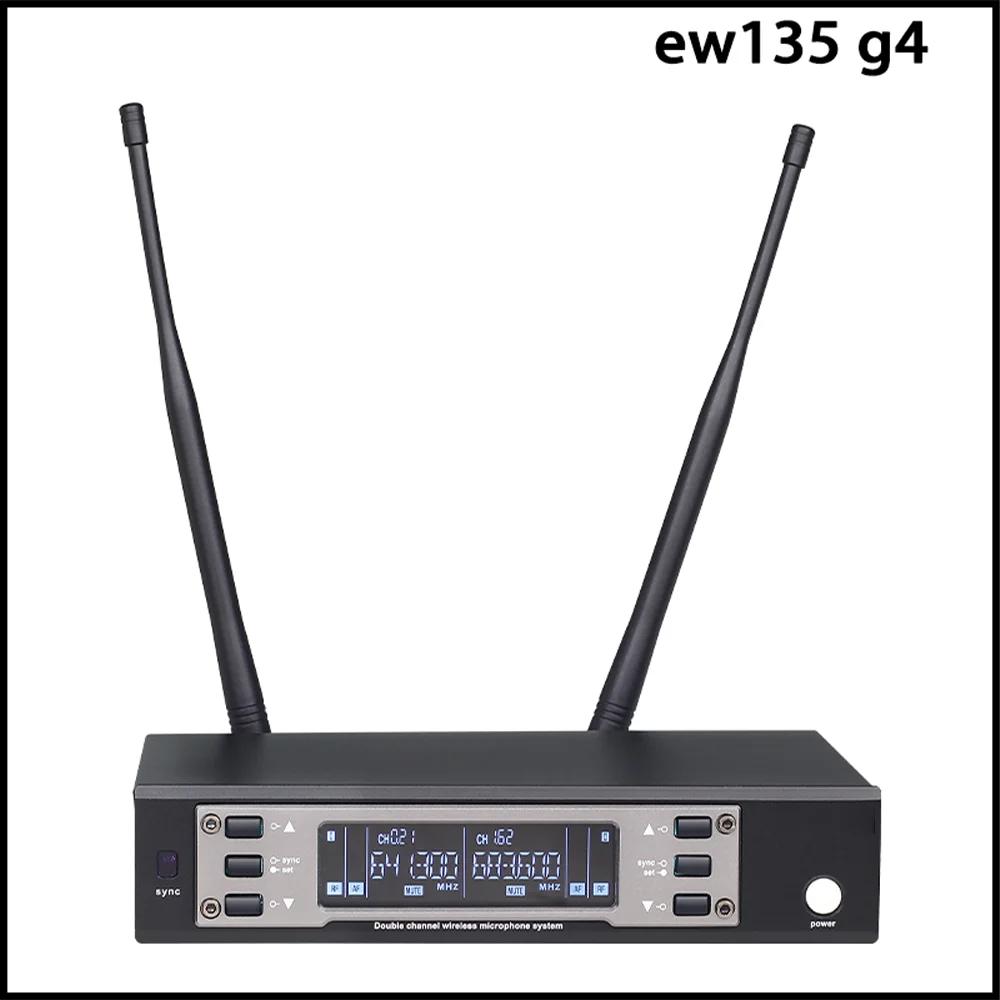Microphone dynamique sans fil professionnel EW135G4 SKM9000, 2 canaux UHF, système EW100G4, DJ, kara