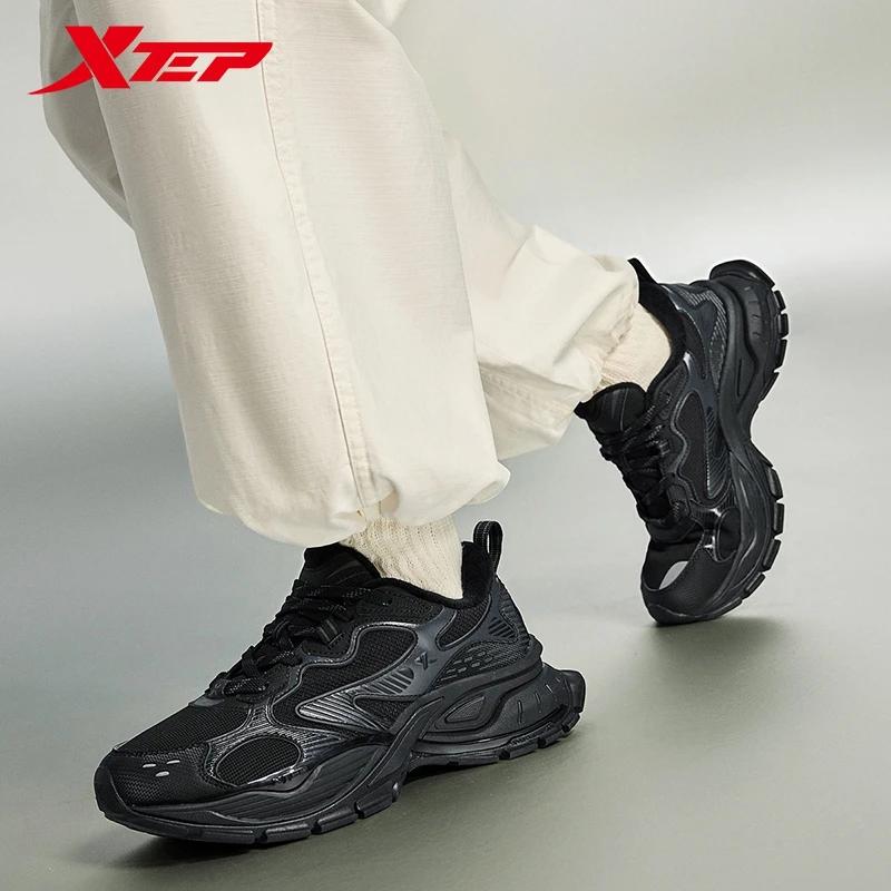 Chaussures décontractées Xtep hommes hiver confort soutien hauteur augmentant rétro sport