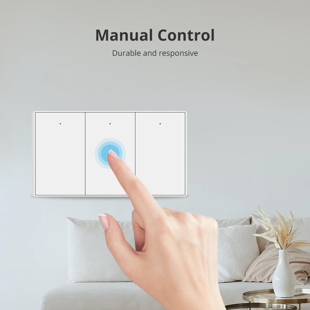 Zemismart-Joli d'éclairage mural Zigbee US, fonctionne avec Tuya Samrt Life Andrea No melon al, minu