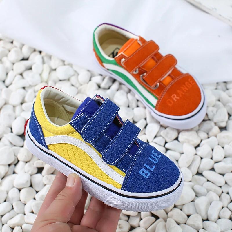 Opoee-Chaussures Respirantes en Toile Colorée pour Enfant Garçon et Fille, Version Coréenne, Nouvell