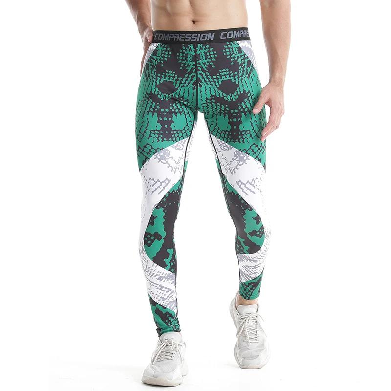 Pantalons de Compression pour hommes - Legging d'entraînement slim pour le sport et la course