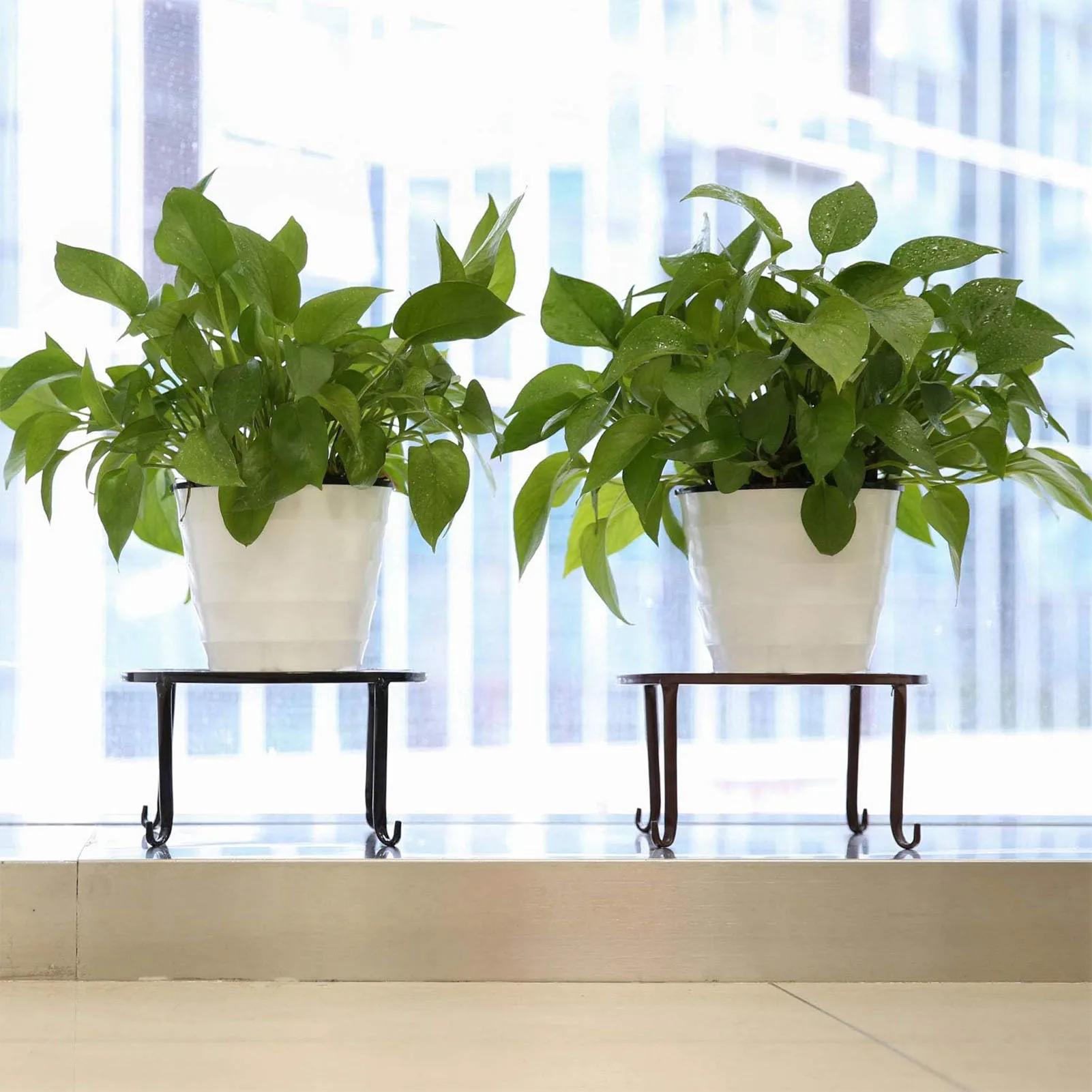 Support de plante en métal, 1 pièce, support de Base de Pot de fleur, tabouret pour maison, jardin,