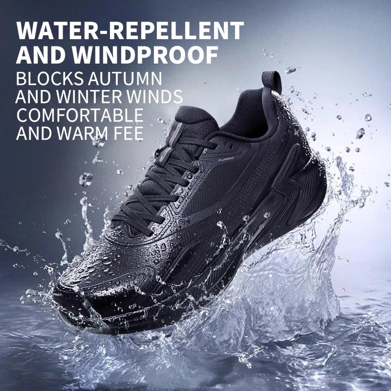 Xtep chaussures de course hommes 2025 hiver Flash antidérapant amorti imperméable léger confortable