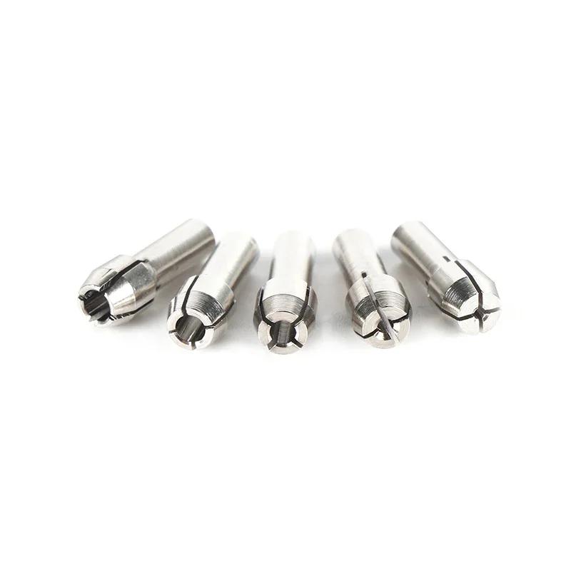 10 pièces Dremel Mini mandrins de forage perceuse 1.0mm-3.2mm adaptateur de mandrin 4.3 tige Micro p