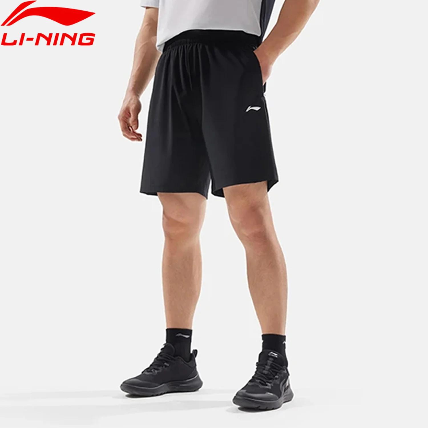 Short d'entraînement Li-ning pour hommes AT DRY FREEZE - Tricot respirant avec doublure pour le sport
