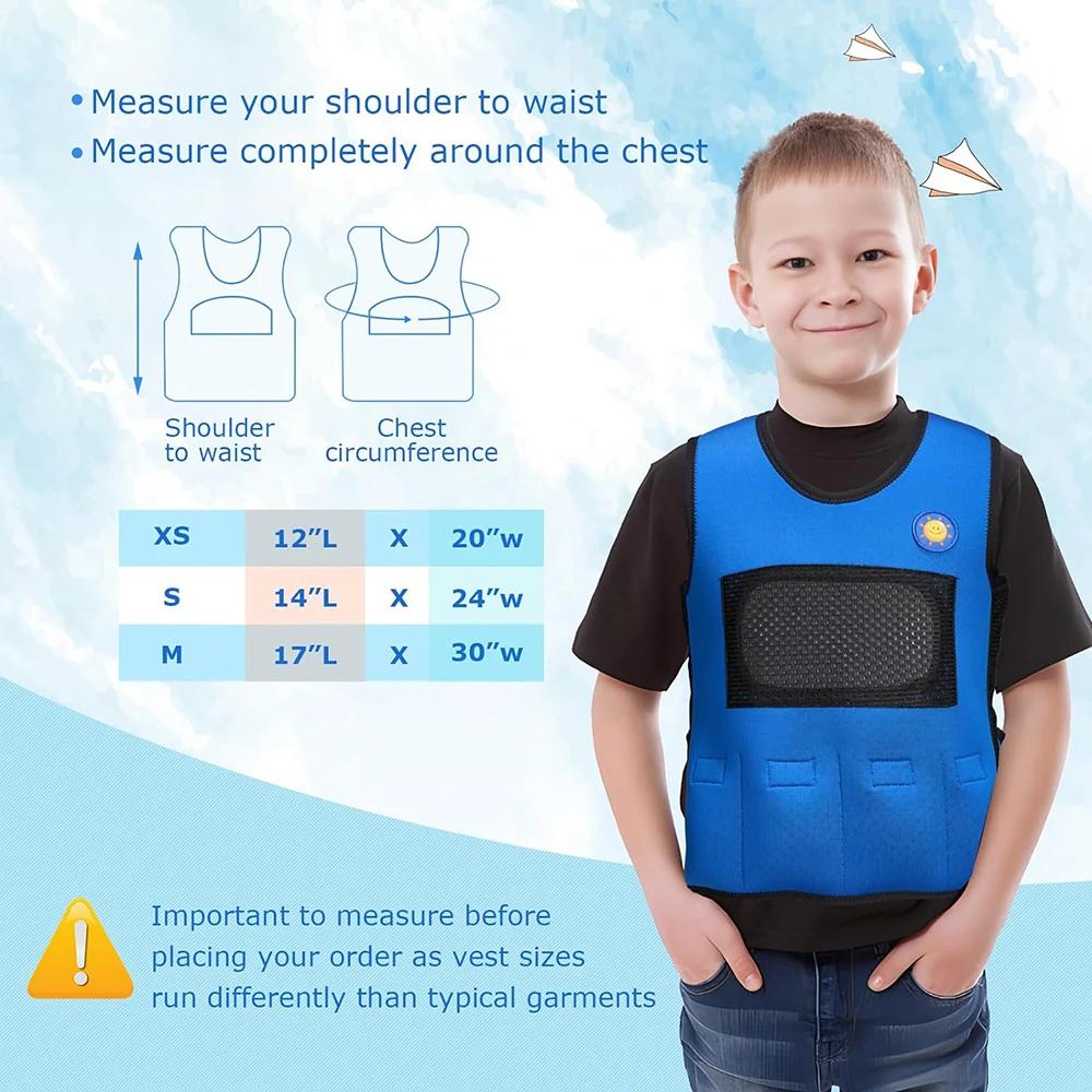 TOPARCHERY-Glaçage lesté pour enfants, glace de compression confortable, poids réglables pour enfant