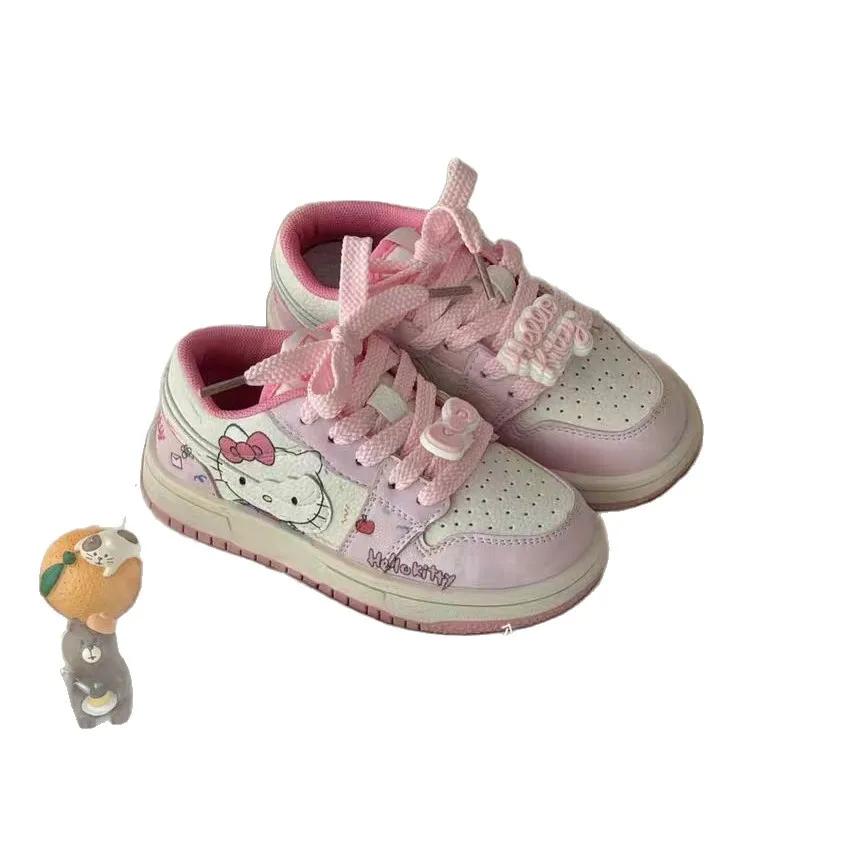 Sanrio Girl Hello Kitty – baskets de loisirs à la mode pour l'automne et l'hiver, baskets confortabl