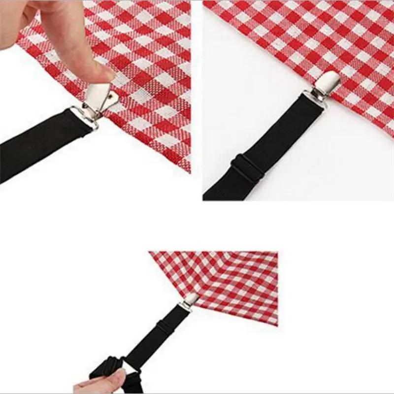 Attaches élastiques pour drap de lit, 4 pièces/lot, gadgets de support pour drap de lit, clip de cou