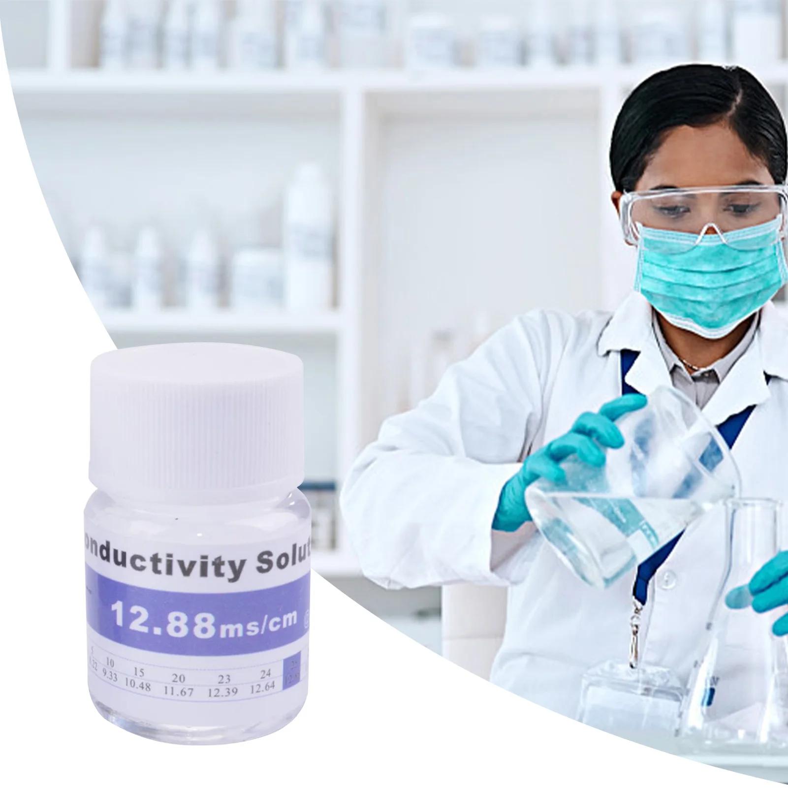 Solution d'étalonnage pour testeurs EC TDS, réutilisable, 25ml, aster us/cm, 1413us/cm, 12.88 ms/cm,