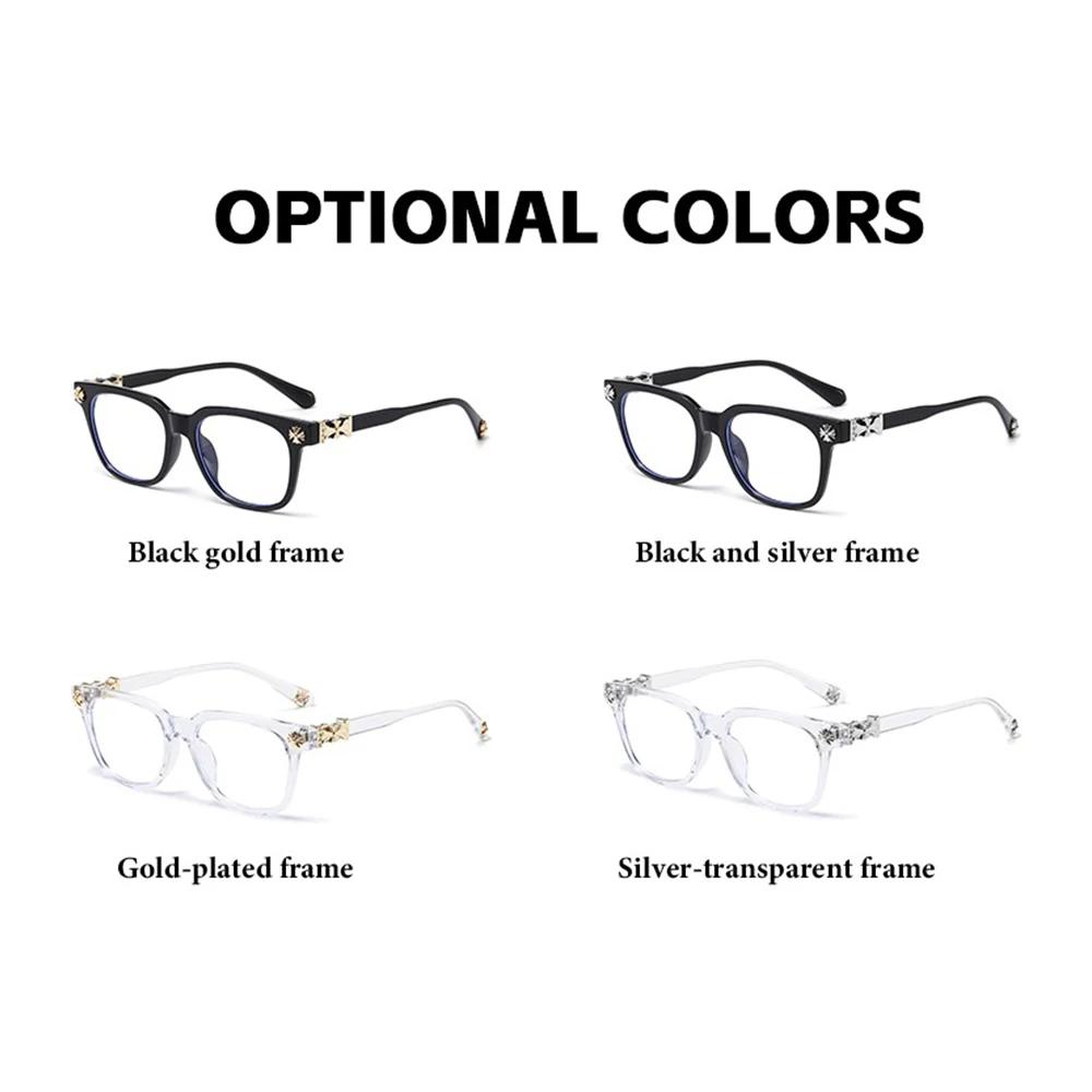 Nouvelles Lunettes de Protection Anti-Lumière Bleue BEAU FIVE Rétro 2026, Monture Carrée, Tendance,