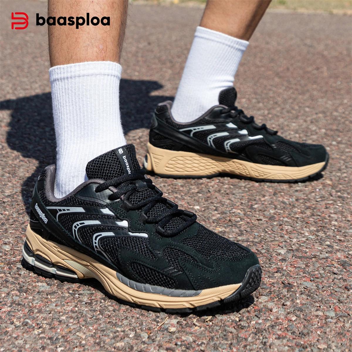 Chaussures course Baasploa maille homme - Baskets légères respirantes tennis marche 2024