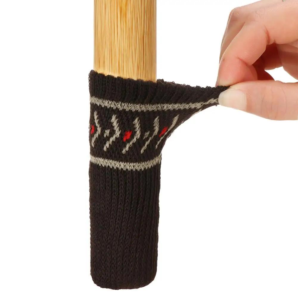 Chaussettes de pied de chaise anti-bruit épaisses, housses de protection de sol de meubles, manchons