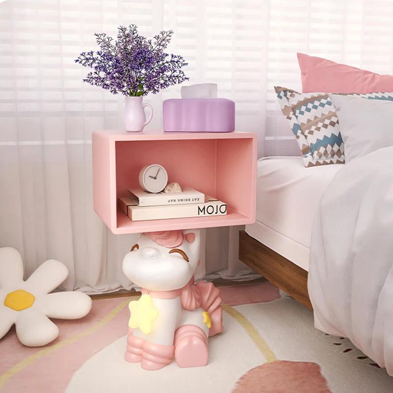 Table de chevet pour chambre à coucher, accessoires de décoration pour chambre de fille, mobilier ro