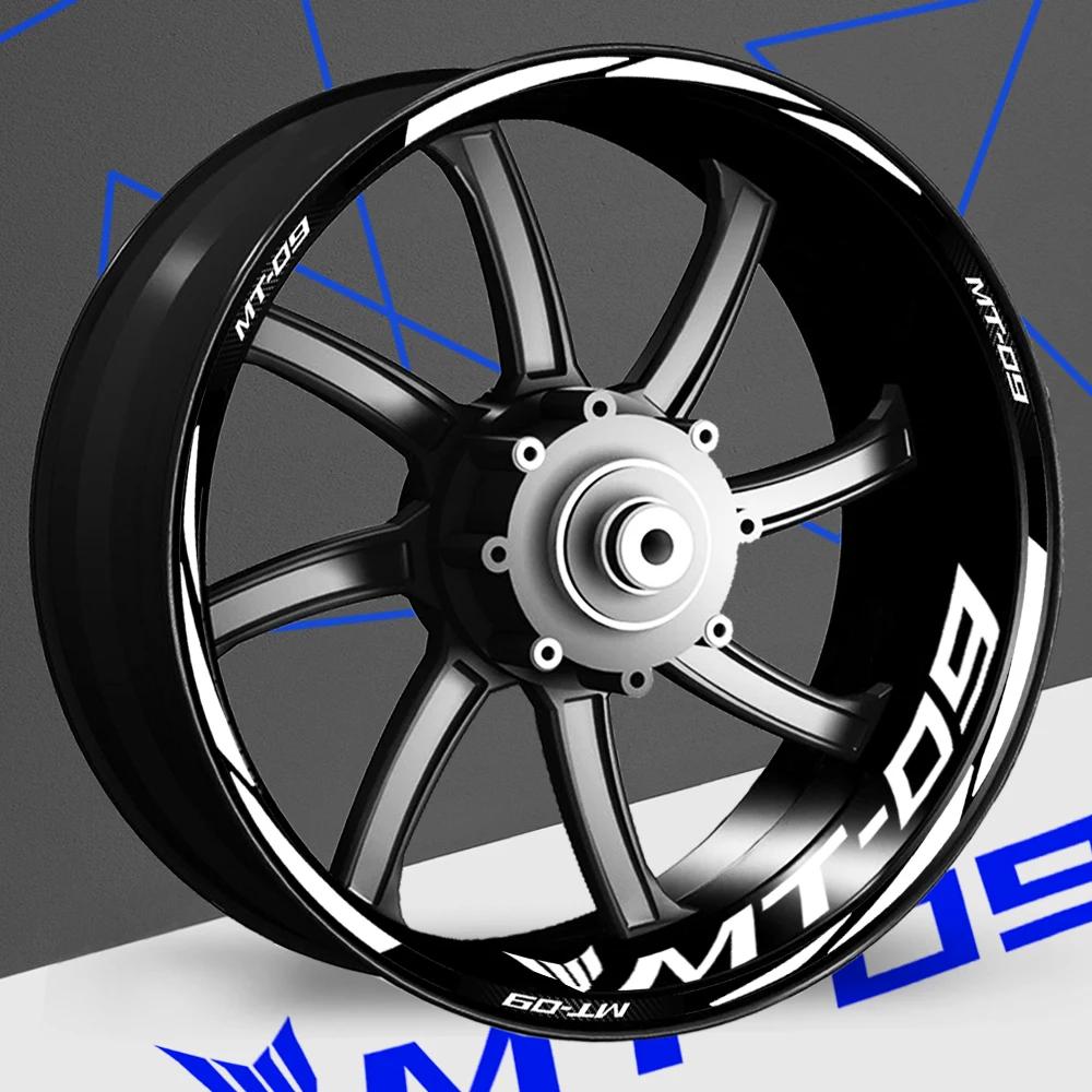 Autocollant réfléchissant pour roue de moto MT-09 MT09 MT 09, bande à rayures pour jante de course,