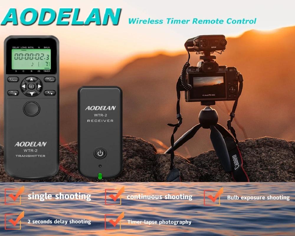 AODELAN minuterie à distance sans fil et déclencheur d'obturation d'appareil photo LCD pour certaine