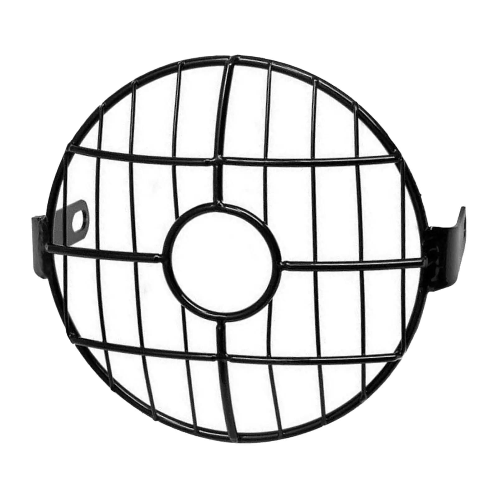 6.5 "moto phare maille gril garde avant lampe maille Grille couverture protecteur pour café Racer Cr