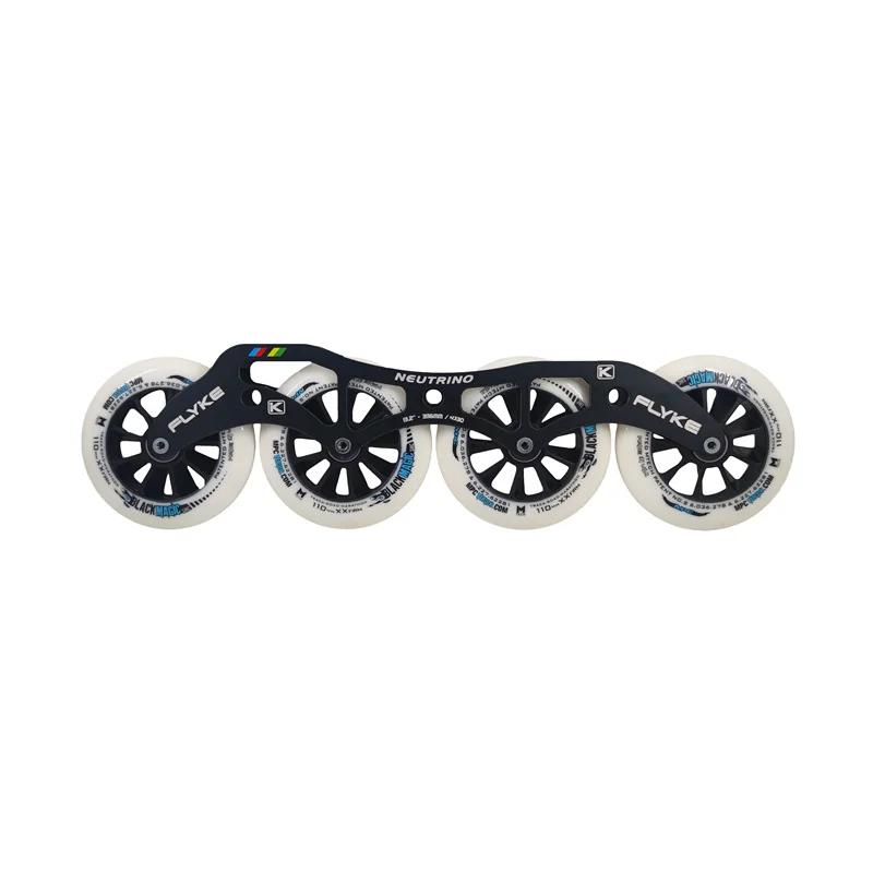 Flyke-Cadre de patins de vitesse en ligne, châssis MPC, 4 roues, NEUTRINO, 4x110, 4x100, 4x90, Black