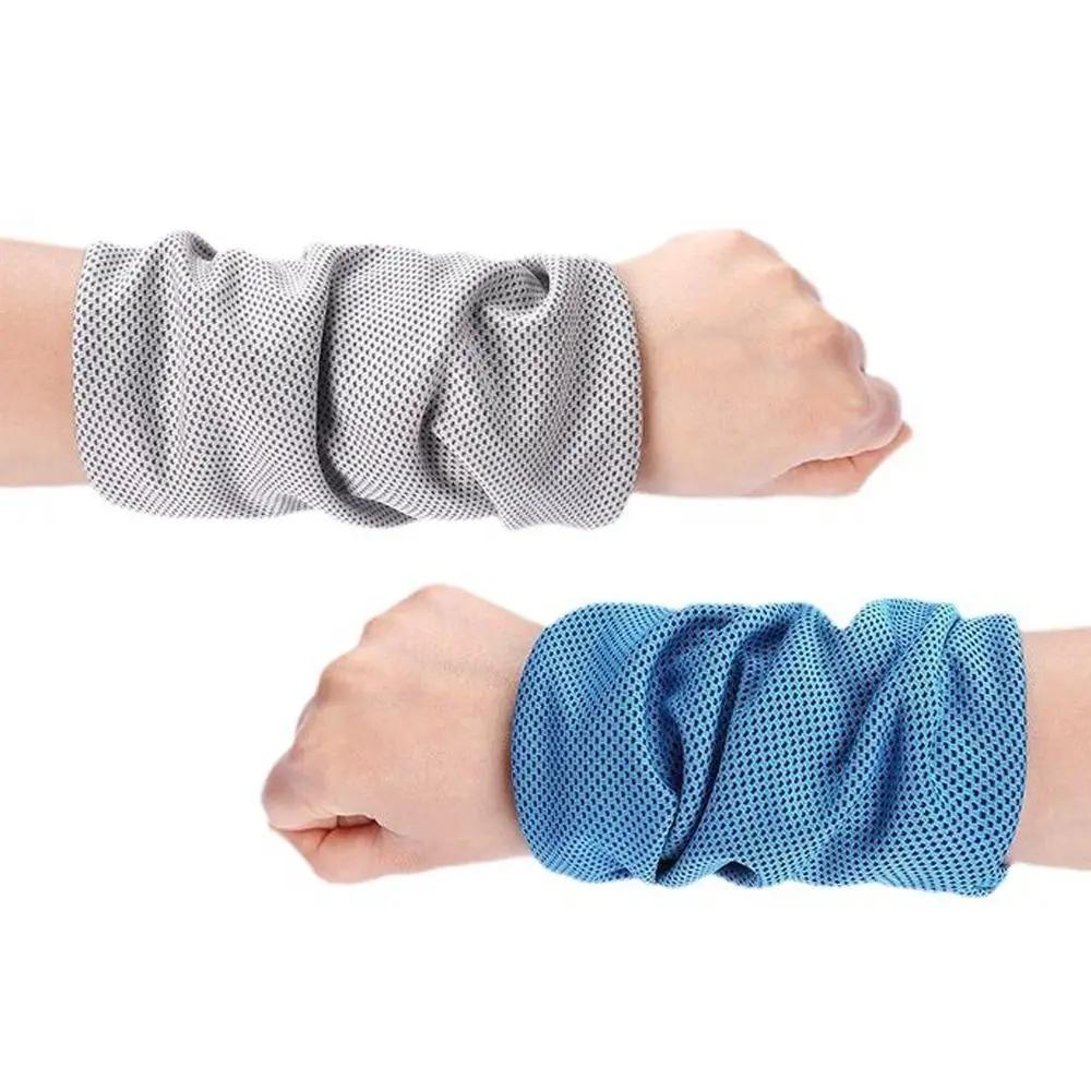 Serviette de sport en Fiber de Polyester, Absorption de la sueur, protection du poignet, lingette de