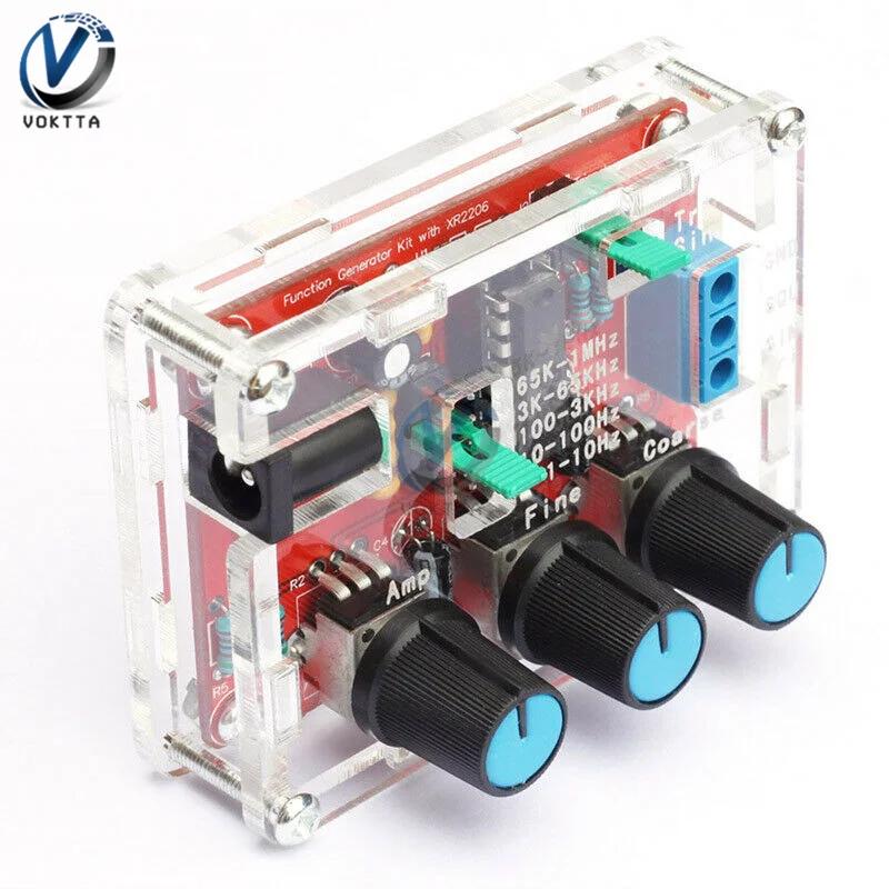 XR2206 générateur de Signal de haute précision Kit de bricolage Triangle sinusoïdal vagues carrées 1