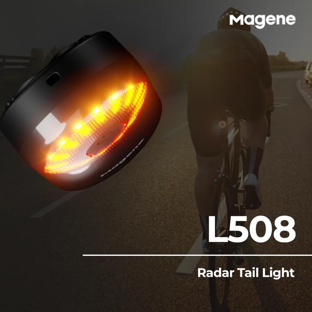 Magene vélo Radar feu arrière phare vélo éclairage arrière intelligent selle tige de selle Ebike LED