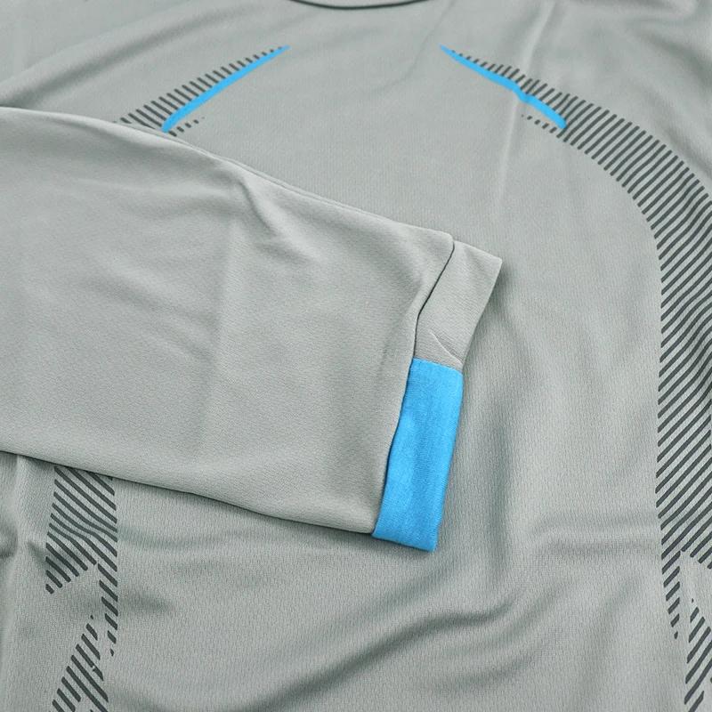 T-Shirt d'été à manches longues pour hommes, séchage rapide, respirant, climatisation, Protection so