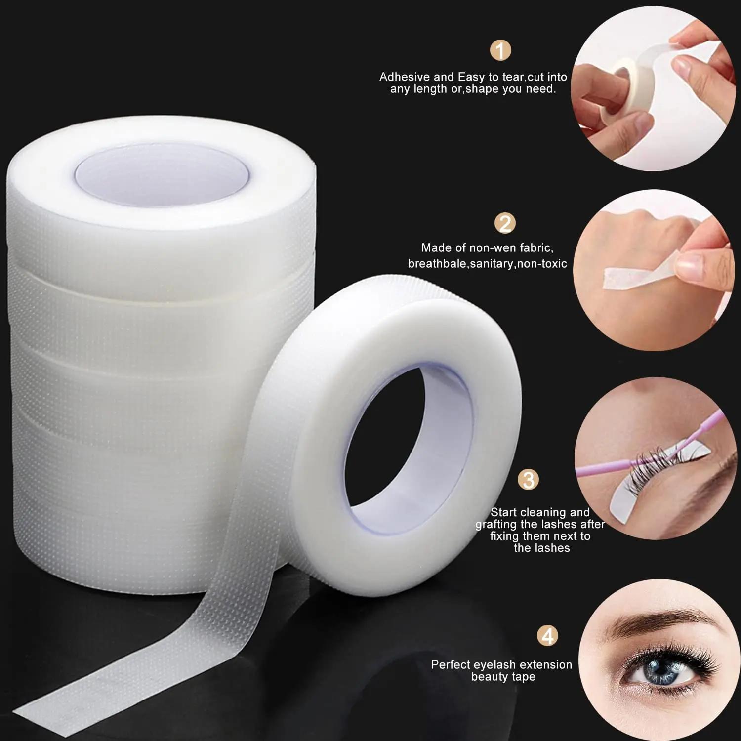 Ruban adhésif Transparent pour cils, 9m/10 mètres/rouleau, ruban adhésif respirant en tissu micropor