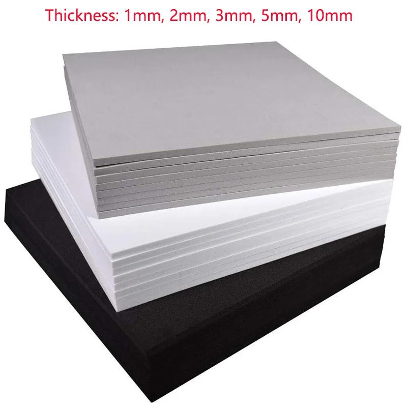 Feuille de mousse EVA épaisseur 1/2/3/5/10mm, 1 pièce, absorption acoustique et isolation phonique,