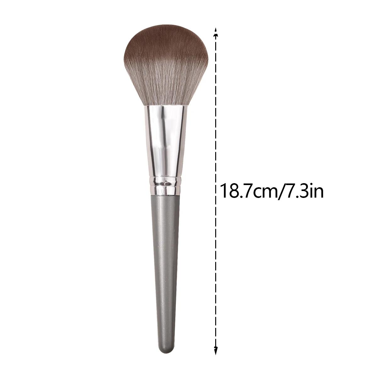 1 pièces de haute qualité moelleux doux grand pinceau à poudre poudre fard à joues brosse de réparat