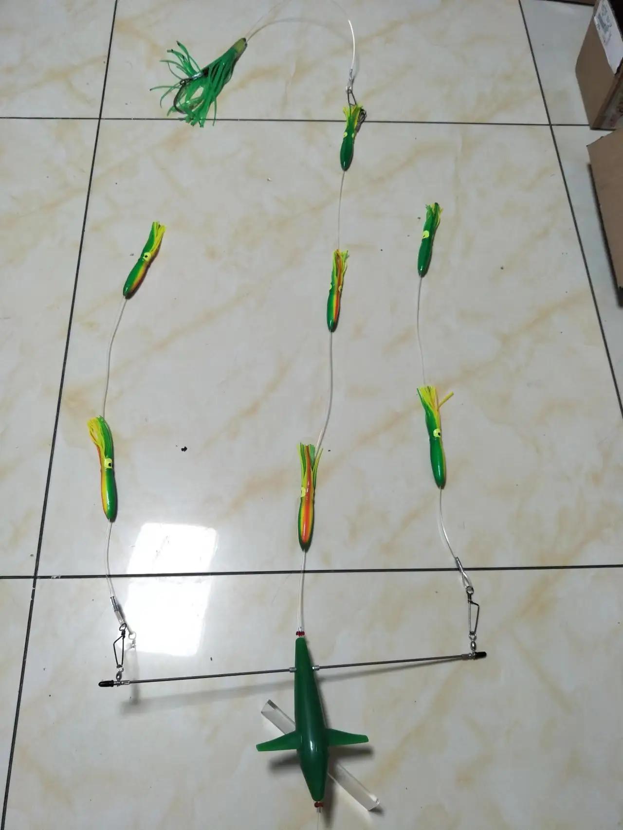 Barres d'Épandage de Gouvernail en Acier Inoxydable de 18 Pouces, avec Oiseau Marlin de 7 Pouces Pre