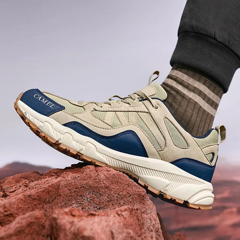 GOLDEN CAMEL – chaussures de randonnée antidérapantes pour hommes et femmes, baskets d'extérieur, de