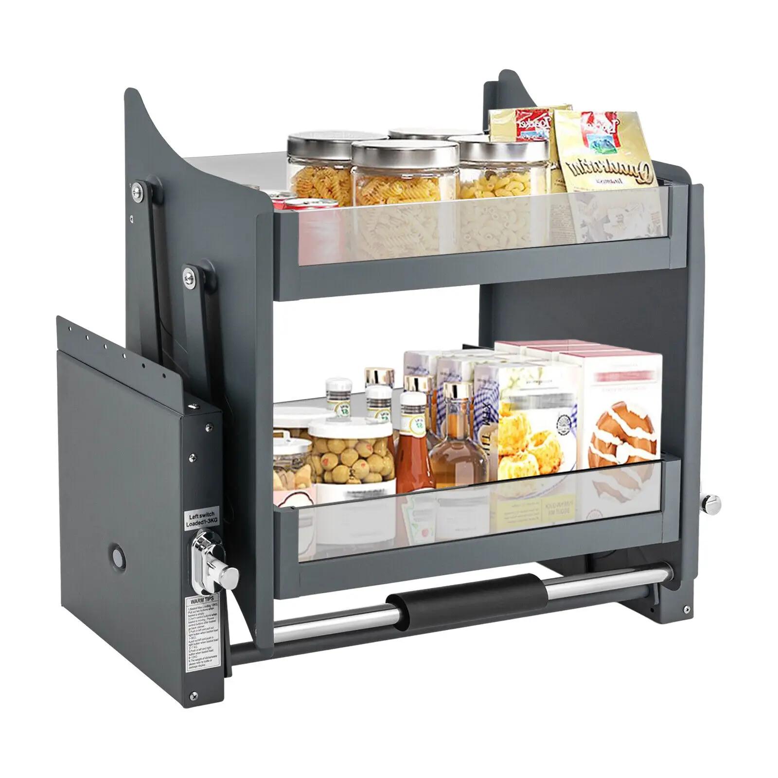 Étagère marketà nervures pour armoire, 2 niveaux