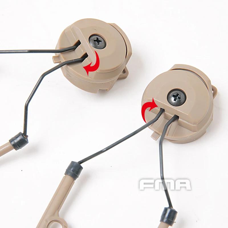Support de verrouillage d'écouteurs rotatif FMA, pour Rail de casque, accessoires de casque TB334