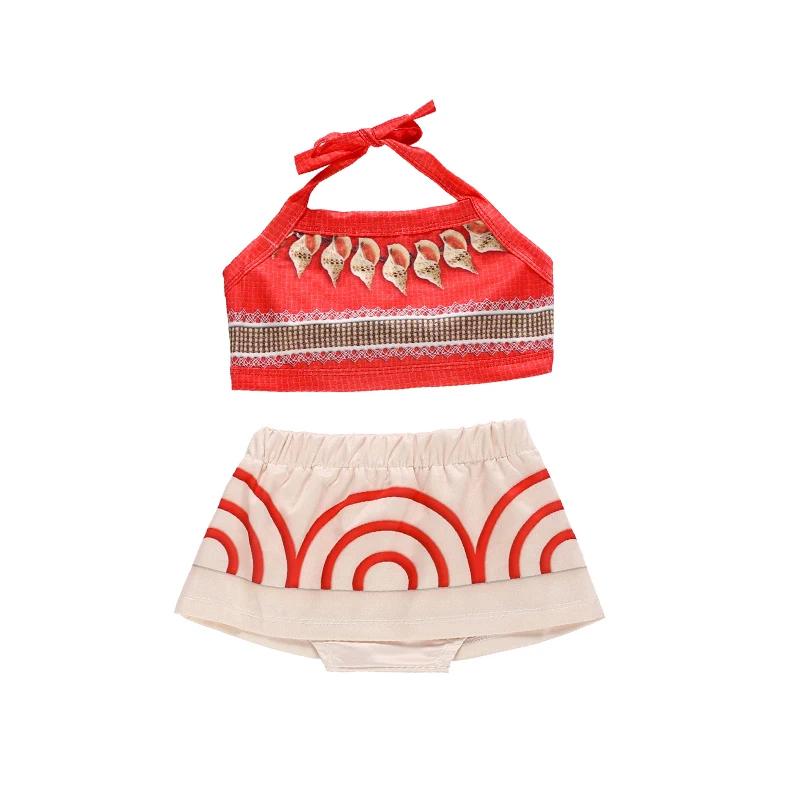 Disney nouvelle robe Moana Costumes enfants fille Cosplay enfant en bas âge film océan aventure robe