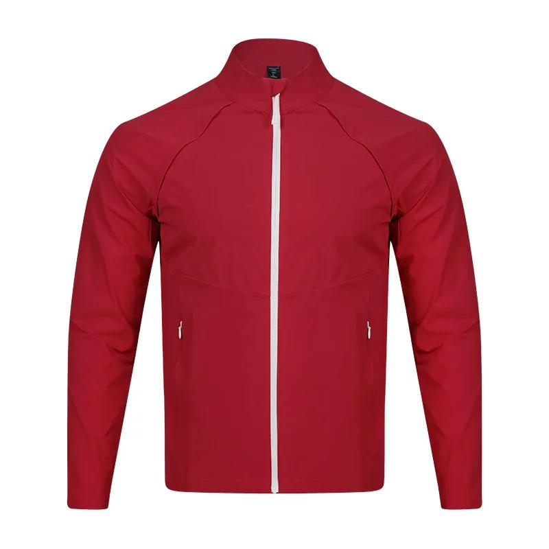 Veste de course imperméable à séchage rapide pour hommes et femmes, vêtements coupe-vent, fitness, g