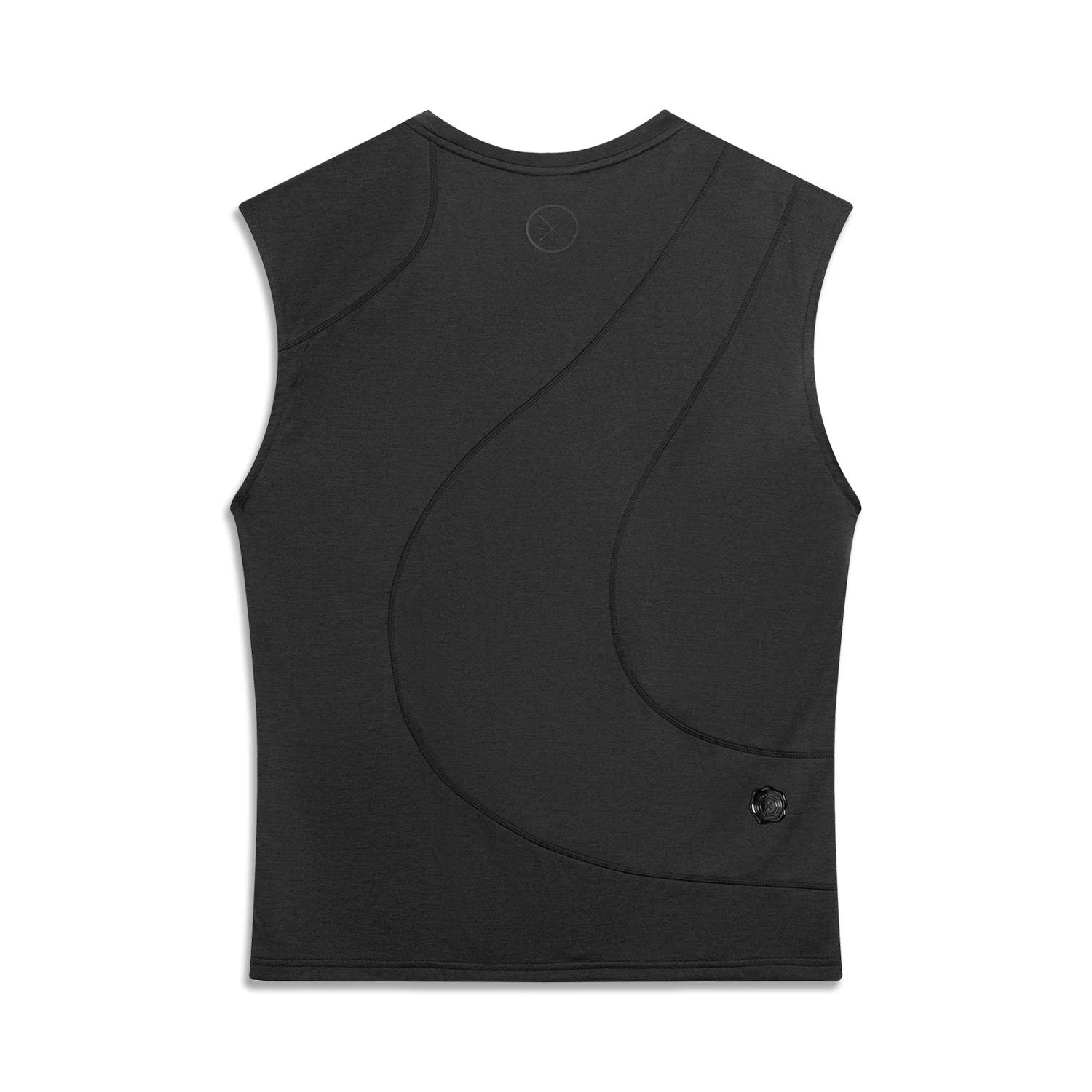 Li-ning hommes Wade basket gilets 100% Polyester coupe ample élégant lettre respirant doublure sport