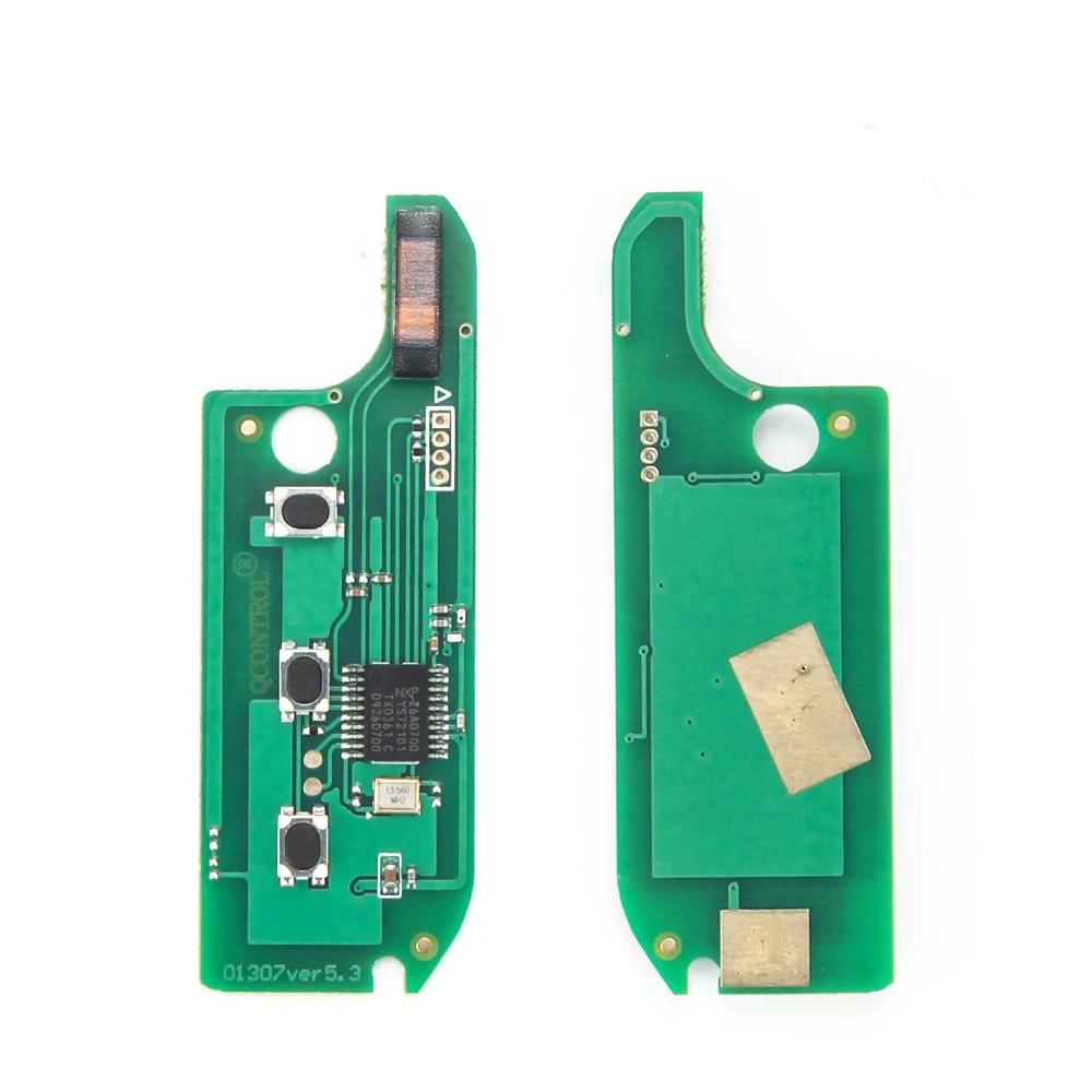 KEYYOU clé de voiture télécommande pour Fiat 500 500L MPV Ducato citroën cavalier Peugeot Boxer 2008