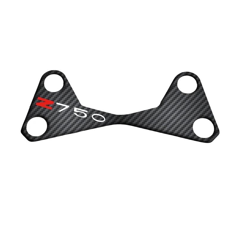 Autocollant 3D en Fibre de Carbone Étanche pour Moto Kawasaki Z750 Z 750, Tampon Protecteur de Carbu