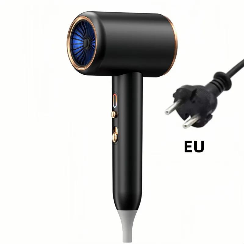 Sèche-cheveux ultra silencieux à ions négatifs, haute puissance, lumière bleue, haute vitesse, recom
